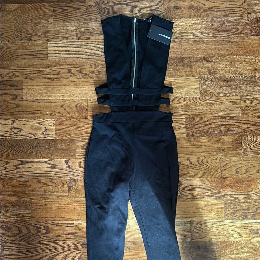 Fashion Nova “Don’t Call Me Up” Black Jumpsuit